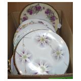 VINTAGE HAND PAINTED PLATES **NO SHIPPING**