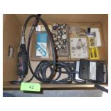 DREMEL MOTO TOOL, BITS, ETC