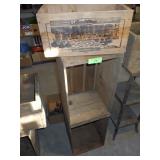 3 WOODEN CRATES