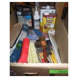 TUNG OIL, LINSEED OIL, BRUSHES, PLASTIC SHEETING>>