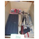 SOCKET SET, HACK SAWS, SNIPS, PLIERS, C-CLAMP, ETC