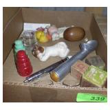 VINTAGE WOODEN EGG SOCK DARNER, MCM WEDDING CAKE>>