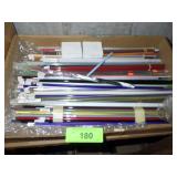 ASST. GLASS RODS **NO SHIPPING**