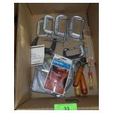 C-CLAMPS, FOLDING RULER, LEATHER MARKING WHEEL >>>