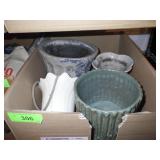 VINTAGE & NEWER PLANTERS