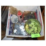 SQUARE NAILS, ISULATION NAILS, NUTS, WASHERS, ETC