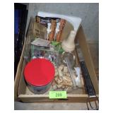 WINE CORKS, BOTTLE CAPS, SOLDERING KIT, GLUE, ETC