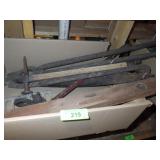 LEVEL, HAND SAW, FARRIERS TOOL, HAMMER, CROW BARS