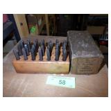VINTAGE 1/8" STEEL PUNCH LETTERS