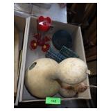 GOURD BIRDHOUSES, ASST. BIRD FEEDERS