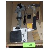 NEW PEDDING HOUSE HOUSE, CLAMP ON VICE, AWL, HACK>