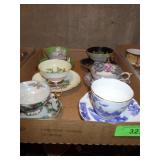 VINTAGE CUP AND SAUCER SETS **NO SHIPPING**