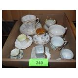 VTG CUPS & SAUCERS, MUSTACHE CUP & SAUCER, CUPS