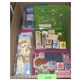 ASST. RUBBER STAMPS & WOODEN LETTERS