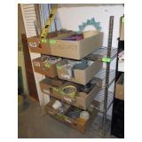 METAL SHELVING UNIT 35 x 14 x 54 1/2