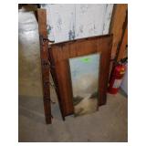 VINTAGE OAK TABLETOP, COAT RACK HOOKS, VINTAGE >>>