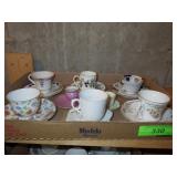 VINTAGE CUP AND SAUCER SETS **NO SHIPPING**