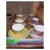 VINTAGE CUP AND SAUCER SETS **NO SHIPPING**