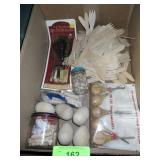 WOOD BURNER, CARVING TOOL SET. DOWELS, WOODEN>>