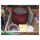 VINTAGE & NEWER PLANTERS, PLANT SAUCER