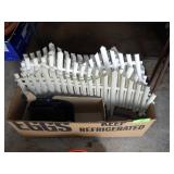 (16)  24" PLASTIC GARDEN FENCE SECTIONS, ETC