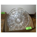 VINTAGE CAKE PLATES (1 CHECKERBOARD BLOCK & RIB)