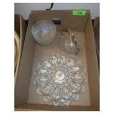 VINTAGE DEVILED EGG DISH, RELISH DISH, BOWLS