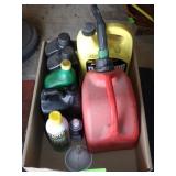 MOTOR OIL, BAR & CHAIN OIL, ANITFREEZE, 1 1/4 GAL>