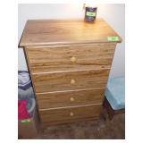 CHEST OF DRAWERS 24 x 16 x 36 (PARTICLE BOARD)