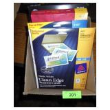 ASST. LABELS, PHOTO PAPER, CARDS, BUSINESS CARDS