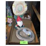 1993 HENRI CEMENT BIRDBATH (9 x 7 x 2), CEMENT >>>