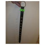 VINTAGE SLEIGH BELLS ON LEATHER STRAP (SEE PICS>>>