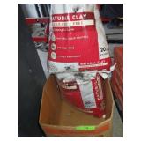 2 BAGS OF KITTY LITTER (1 UNOPENED, 1 NEAR FULL)