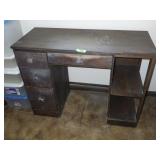 WOODEN DESK - JUST ADD PAINT! 40 x 17 x 30