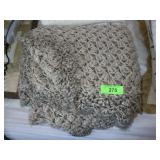 CROCHETED AFGHAN / BLANKET