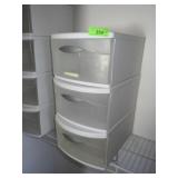 3 STORAGE DRAWERS