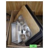 CUTTING BOARD, BAKING SHEETS, LOAF PAN, MUFFIN TIN