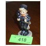 VINTAGE GOEBEL HUMMEL CHIMNEY SWEEP BOY W/ LADDER