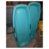 2 TORPEDO PLASTIC SLEDS