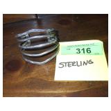 STERLING SILVER CUFF BRACELET 49.22 GRAMS