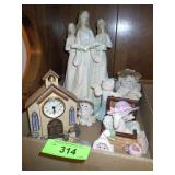 DREAMSICLE FIGURINES, AVON BOTTLE, GOEBEL CLOCK>>>