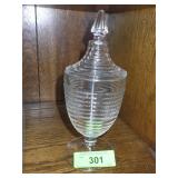 VINTAGE MANHATTAN PEDESTAL CANDY DISH