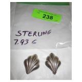 VINTAGE STERLING EARRINGS 7.93 GRAMS