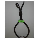 VINTAGE CAST IRON ICE BLOCK TONGS