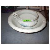 VINTAGE CHAMBER POT & BOWL (FOR PITCHR & BOWL)