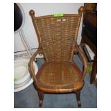 VINTAGE CHILDS WICKER ROCKER