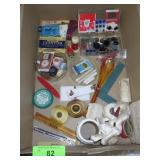 VTG SEWING NOTIONS, TORTOISE SHOE HORN, CURTAIN>>>