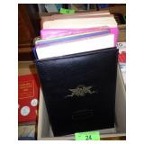 COIN COLLECTING BOOK, KEEPSAKE BOOK, ASST, FOLDERS