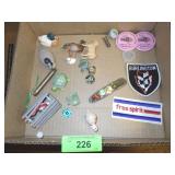 VINTAGE FREE SPIRIT PATCH, COMPASS RING, MARBLES>>