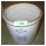 VINTAGE MONMOUTH 3 GALLON CROCK